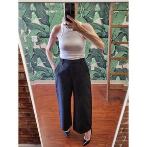 NWT LBV Wide-leg Cropped Trouser in Black